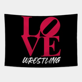 Love wretling Tapestry