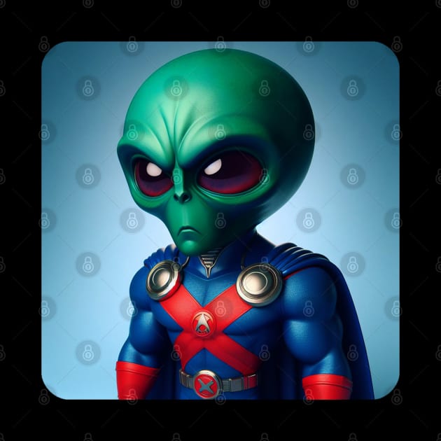 Martian Alien Caricature #11 by The Black Panther