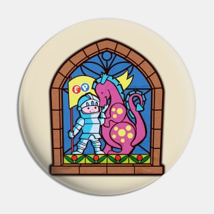 Dragon & Knight Pin