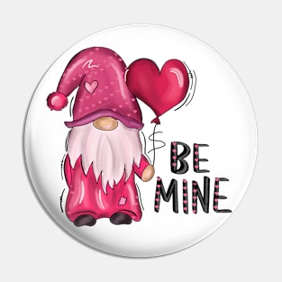 Be Mine Gnome Valentine's Day Girlfriend Pin