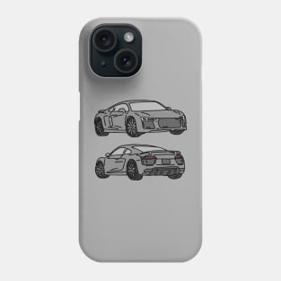 back and front luxury car Phone Case