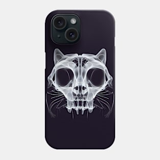 Skeleton of a bear in x-rays. Phone Case