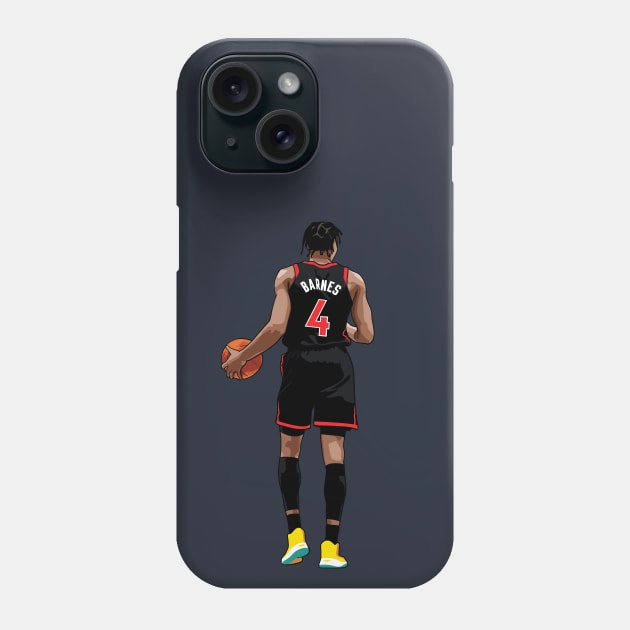 Scottie Barnes Vector Back Phone Case by qiangdade