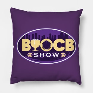 BYOCB Purple Logo Pillow