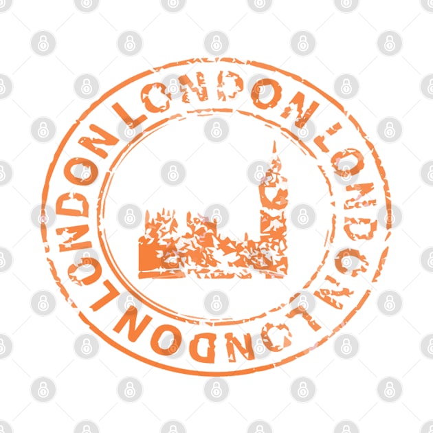 london stamp by Brainable ART