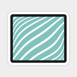 Abstract - green and white. Magnet