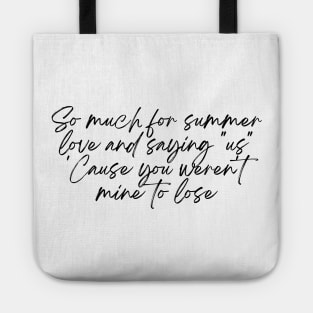 August lyrics Tote