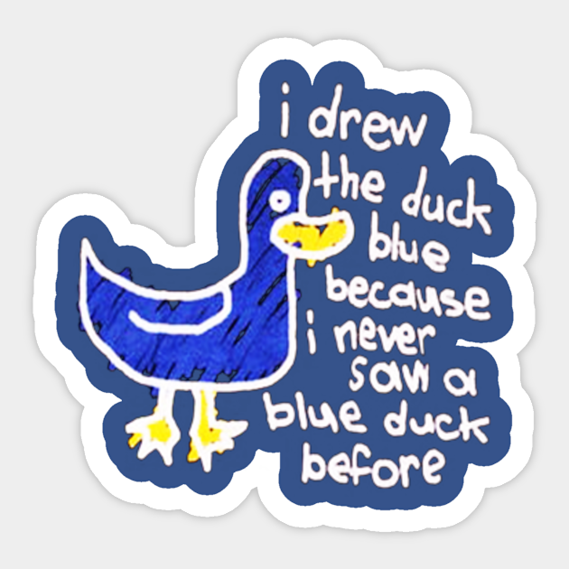 Billy Madison Blue Duck Quack Tastic Billy Madison Blue Duck Quack Tastic Autocollant Teepublic Fr