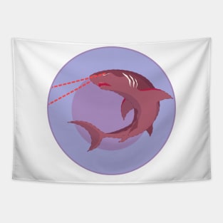 Space shark Tapestry