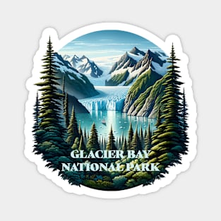 Glacier Bay National Park Alaska USA Magnet