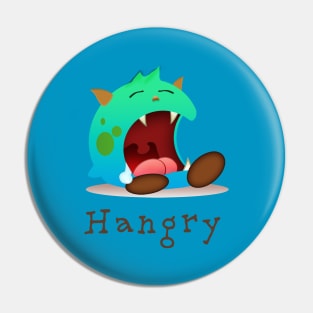 Hangry Monster Pin