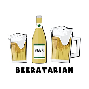 Beeratarian - Funny Beer Saying T-Shirt