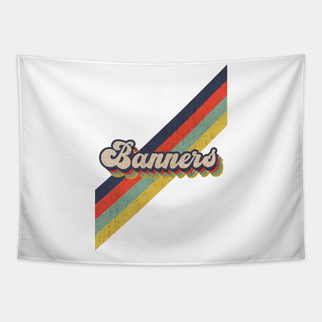 retro vintage color Banners Tapestry by HarryMarket