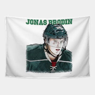 Jonas Brodin Minnesota Sketch Tapestry