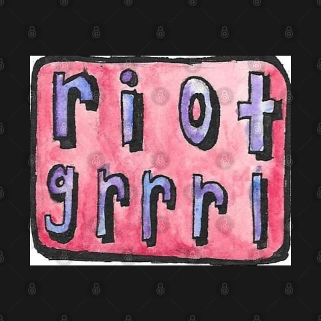 riot grrrl sticker by maxberube