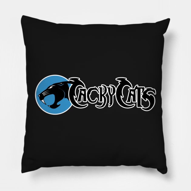 Cacky Cats Pillow by Mikewirthart