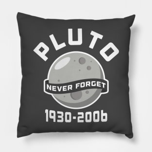 Pluto Never Forget 1930-2006 Outer Space Astronaut Pillow