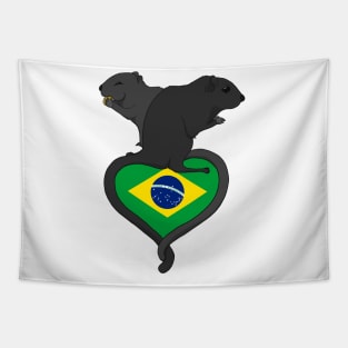 Gerbil Brazil (dark) Tapestry