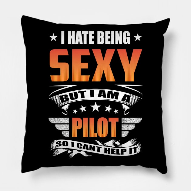 Sexy Pilot Pillow by sudiptochy29