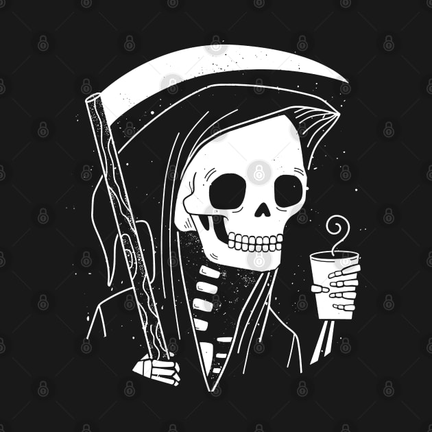 Morning Coffee - Skull by bosticlinda