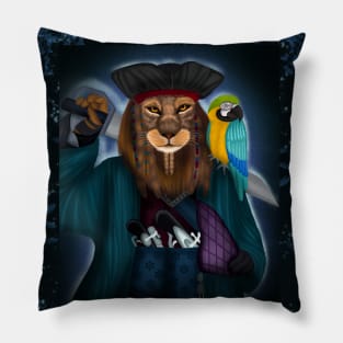 Lion pirate of the jungle Pillow