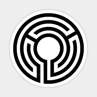 Black Labyrinth Magnet