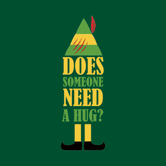 Elf Does Someone Need A Hug by Bigfinz