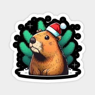 Capybara christmas Magnet