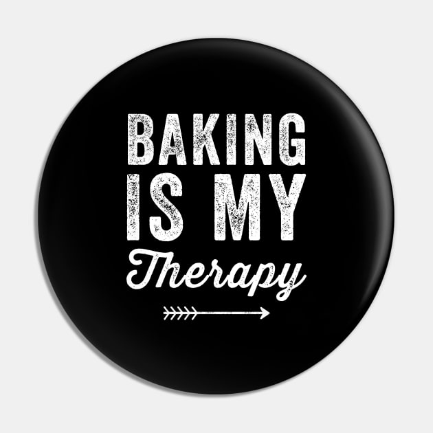 Baking is my therapy Pin by captainmood