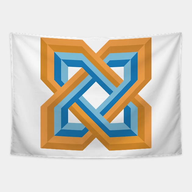 Celtic Knots Abstract Art Tapestry by BruceALMIGHTY Baker