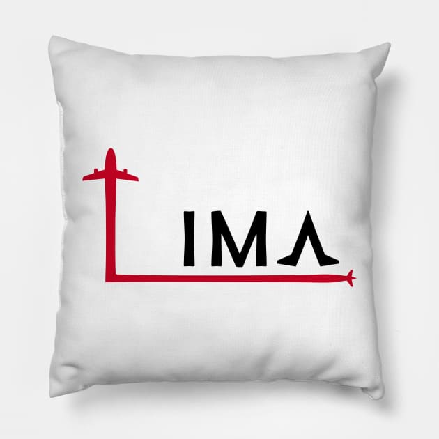 LIMA Aviation Phonetic Alphabet Pilot Airplane Pillow by For HerHim