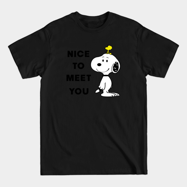 Discover Snoopy Nice to Meet You - Snoopy - T-Shirt