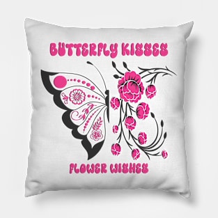 Butterfly Flower Colors Best Gift For Mothers Day Pillow