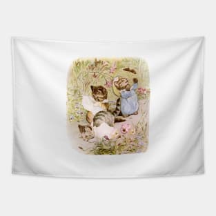 Beatrix Potter - Tom Kitten and Butterflies Tapestry