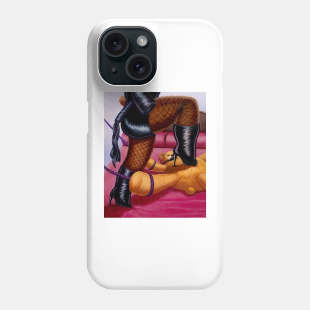 Dominatrix Teddy Phone Case by 1Artdude