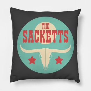 The Sacketts (Retro) Pillow