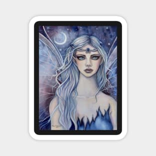 Sapphire Mystical Fairy Fantasy Art by Molly Harrison Magnet