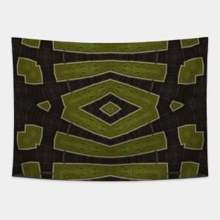 Green shape digital artwork Tapestry