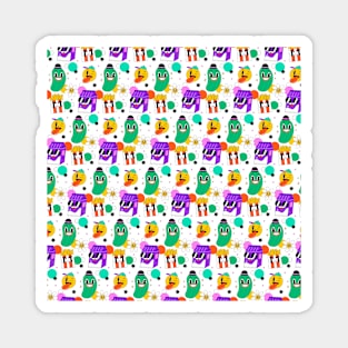 Funny Pattern Doodles Magnet