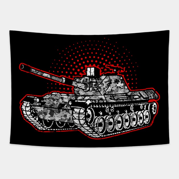 Tank Tapestry by Mila46