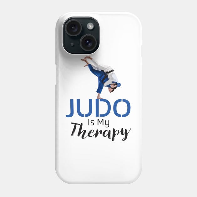 Judo Is My Therapy Phone Case by younes.zahrane