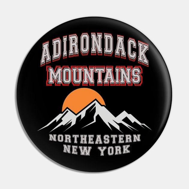 Adirondacks Pin by TeeText