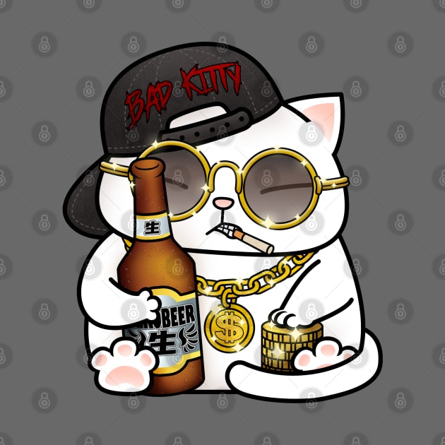 Bad Gangster Chubby Cat by Takeda_Art