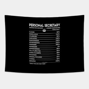 Personal Secretary T Shirt - Personal Secretary Factors Daily Gift Item Tee Tapestry