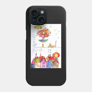 a tightrope walker Phone Case