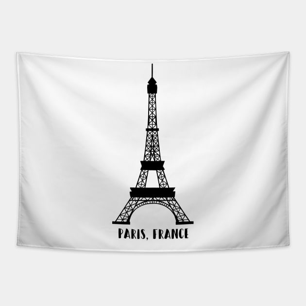 Paris, France Eiffel Tower Tapestry by gorff