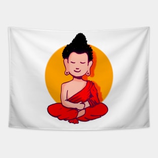 Cute design of Buddha. Tapestry