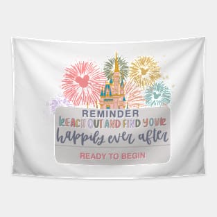 Find Your Happily Ever After Castle Tapestry