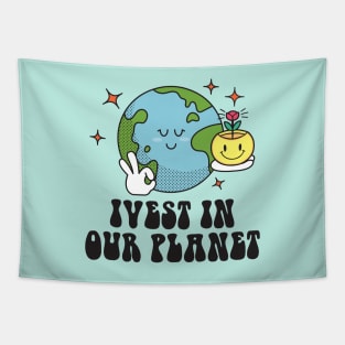 Invest In Our Planet Tapestry