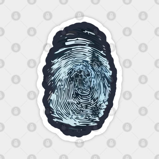 Finger print Magnet by RosArt100